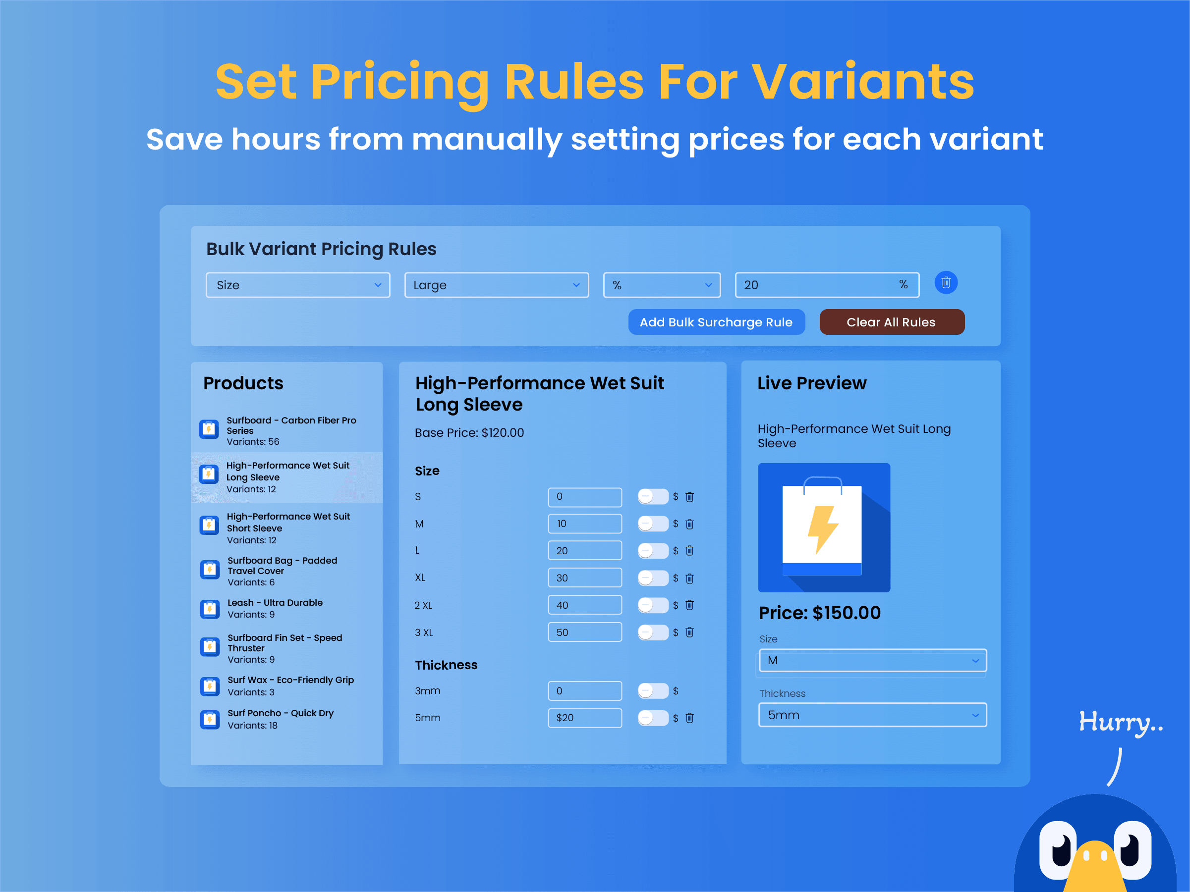 Wix Product SKU Manager - Bulk Update Product Variants